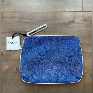 {Caraa} Starlight Bag Blue Pouch Cosmetic Case